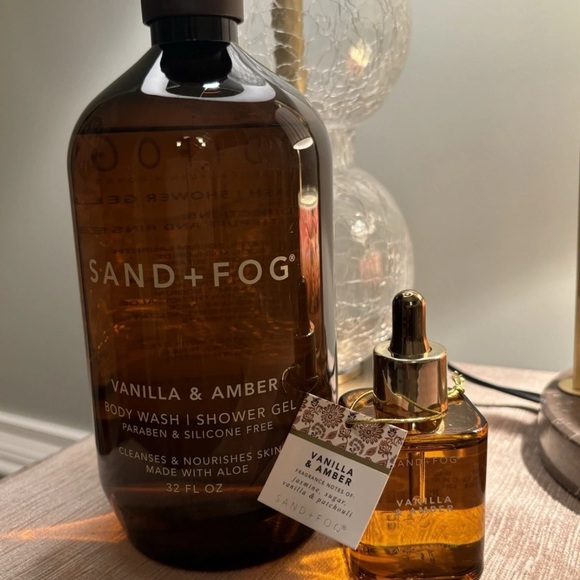 SAND + FOG Amber Body Wash and Oil Set